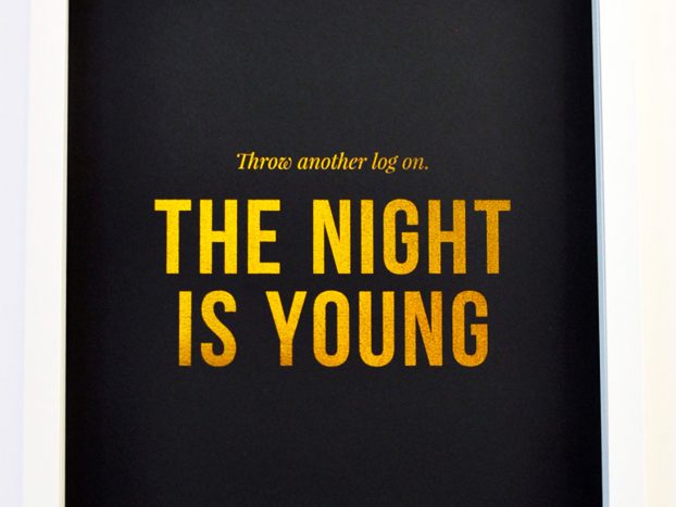 Night Series Print - The Night is Young