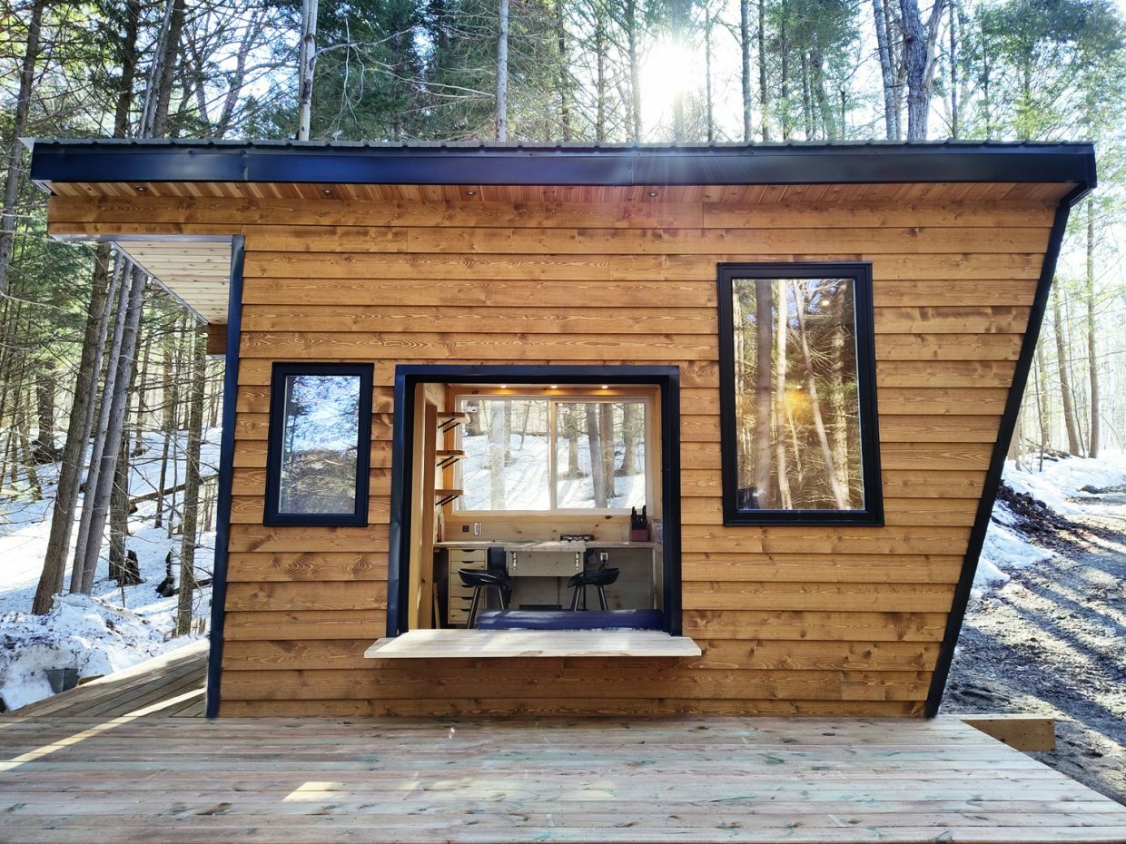Image showcasing Cabinscape – Make your little great escape.. Off-grid tiny cabin ...